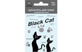 краситель порошковый для ткани концентрированный цв черный (уп 10гр) black cat купить по цене 75.95 руб - в интернет-магазине Веллтекс | Иваново
