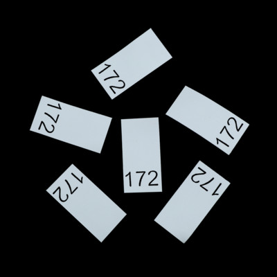 Р172ПБ 172 - размерник - белый (уп.200 шт) (1)