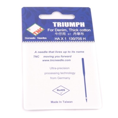 Иглы для БШМ TRIUMPH New 130/705H Джинс №100 (уп.5шт) (2)