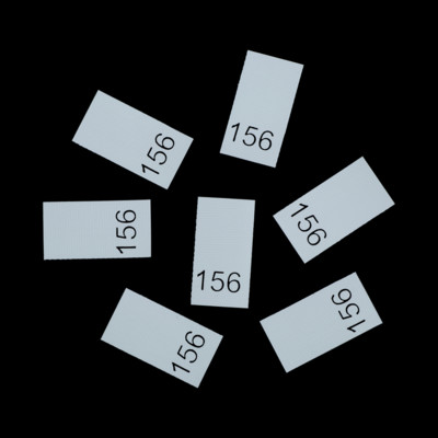 Р156ПБ 156 - размерник - белый (уп.200 шт) (1)