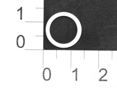 Кольцо металл крашенный d=10мм 1000В белый (упаковка 1000 штук)0