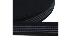 резинка тканая с латексом 3*4 цв черный 025мм (уп 25м) ekoflex купить по 42.4 для тактического снаряжения в Иваново 