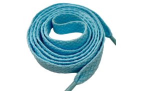 шнур плоский 3мм цв голубой (120см) купить по цене 21.11 руб для домашнего шитья - в интернет-магазине Веллтекс | Иваново

