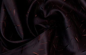 ткань подкладочная поливискоза twill, 90гр/м2, 52пэ/48вкс, 146см, коричневый жаккард зернышко/s917, купить в Иваново.